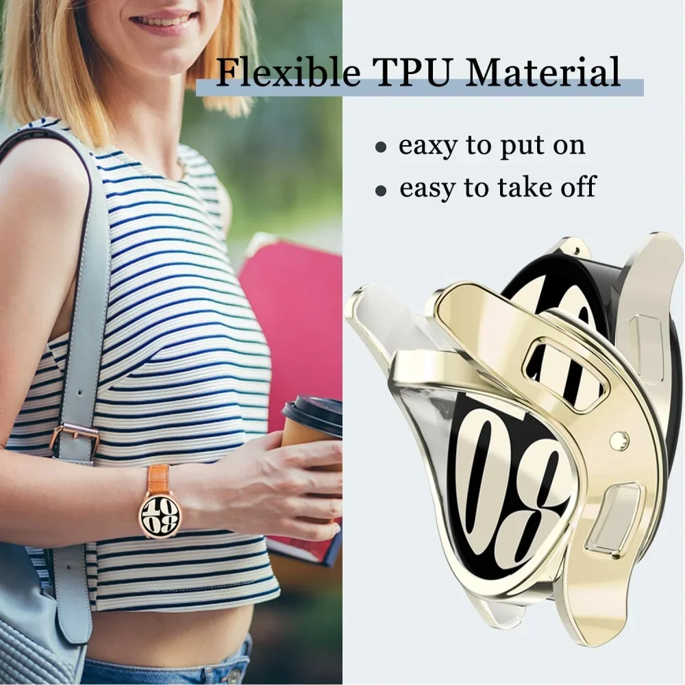 Premium TPU Protective Case with Soft Screen Protector and All-Around Bumper Cover