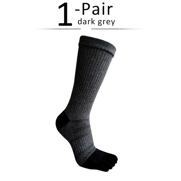 Men's Breathable Compression Toe Socks for Fitness and Outdoor Sports