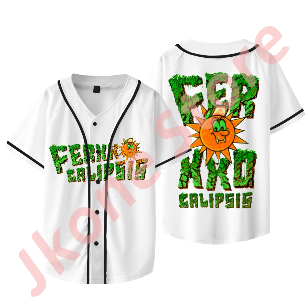Feid Ferxxocalipsis Logo Merch Jersey Ferxxo Tour Baseball T-shirts Women Men Fashion Casual Short Sleeve Tee 3