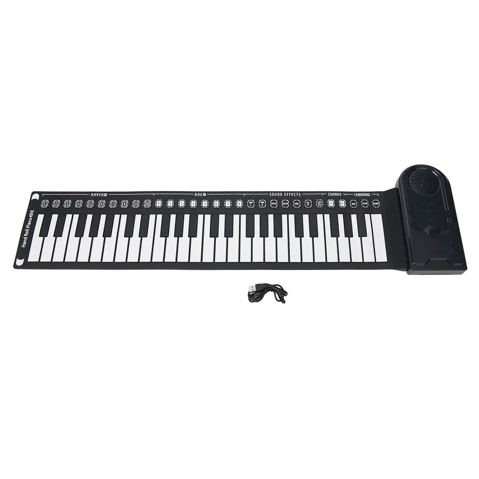 Foldable Roll Up Piano Roll Up Piano Soft Keyboard 49 Keys Electronic Organ Gifts Flexible