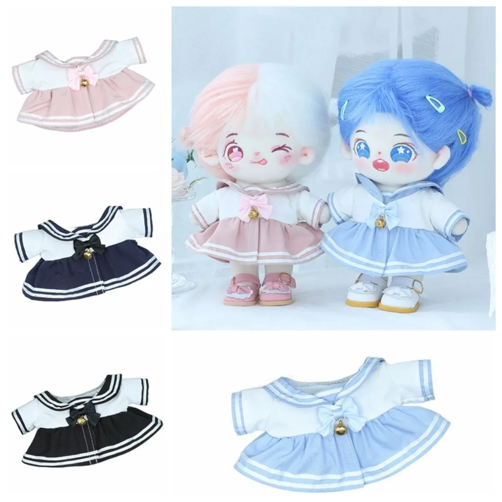 

Sailor Suit Star Doll Jk Skirt Dress Jk Skirt 20cm Cotton Doll Clothes Bowknot Lovely No Attributes Dolls Dress Children's Gift