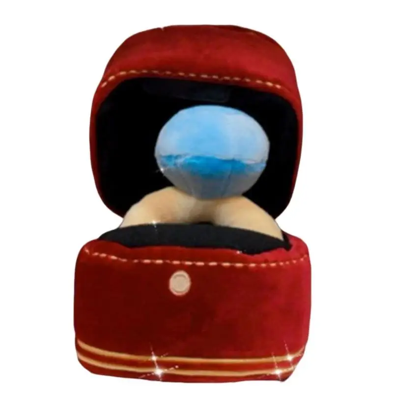 New Creative Diamond Ring Box Plush Toy For Dog Love Diamond Rings Box set Cute Soft Toys For Kids Puppy Dogs Interested Toys bowie david diamond dogs jewelbox cd