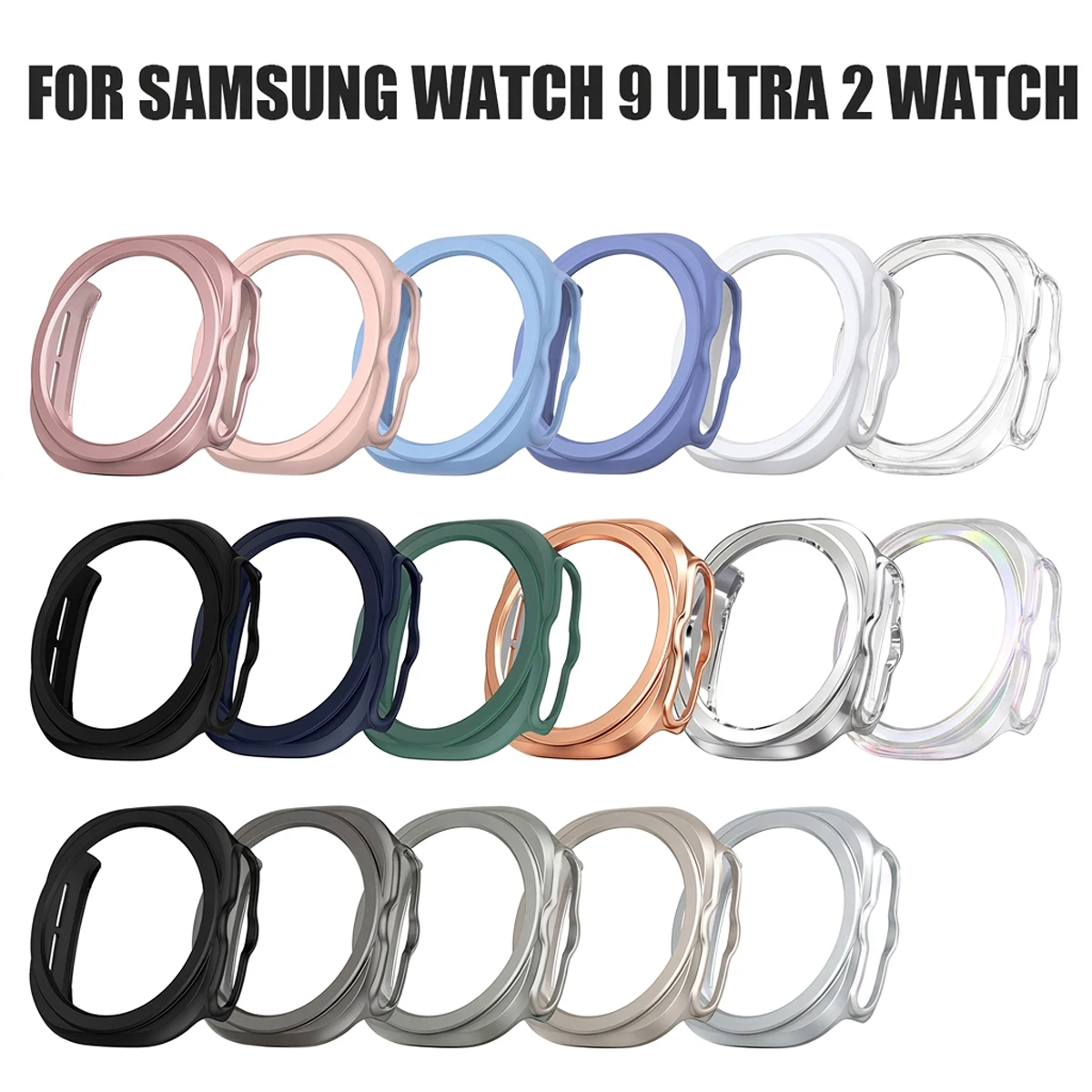 Rugged Bumper Frame Protector for 47mm Smartwatch - Wholesale Hard Case Cover