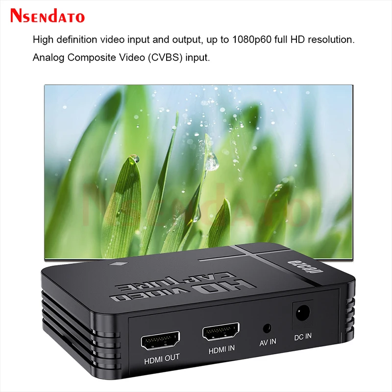 Ezcap 288 Standalone HDMI AV Video Recorder Grabber Card Box