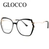 Anti Blue Light Metal Polygons Square Reading Glasses For Ladies Retro Luxury Oversized Eyeglasses Magnifying Presbyopic Eyewear 5