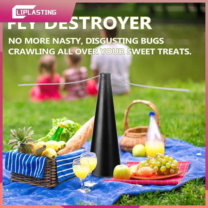 

Fly Repellent Fan Outdoor Kitchen Food Protector Destroyer Keep Flies Bugs Away From Food Pest Table Fans Support USB Battery