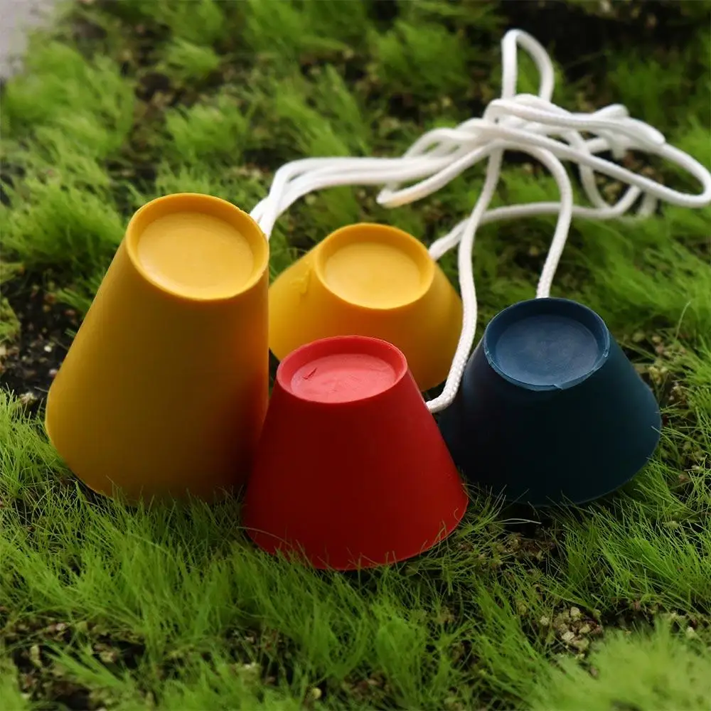 Description Picture 6 of item4 in 1 Golf Rubber Tees Winter Tee Set Easier To Tee Up Keep Ball Stable Golf Tee with Rope with Rope Not Fly for 1 Set