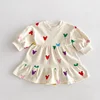 New Spring Family Matching Sets Girl Colorful Printed Princess Dress/Boy Sweatshirts Pants Sister Brother Siblings Clothes E1406 5