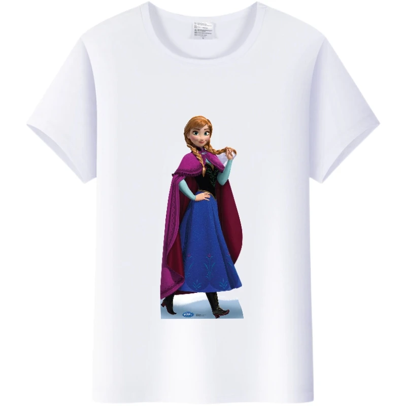 Camiseta informal de dibujos animados de Disney para mujer, Top de