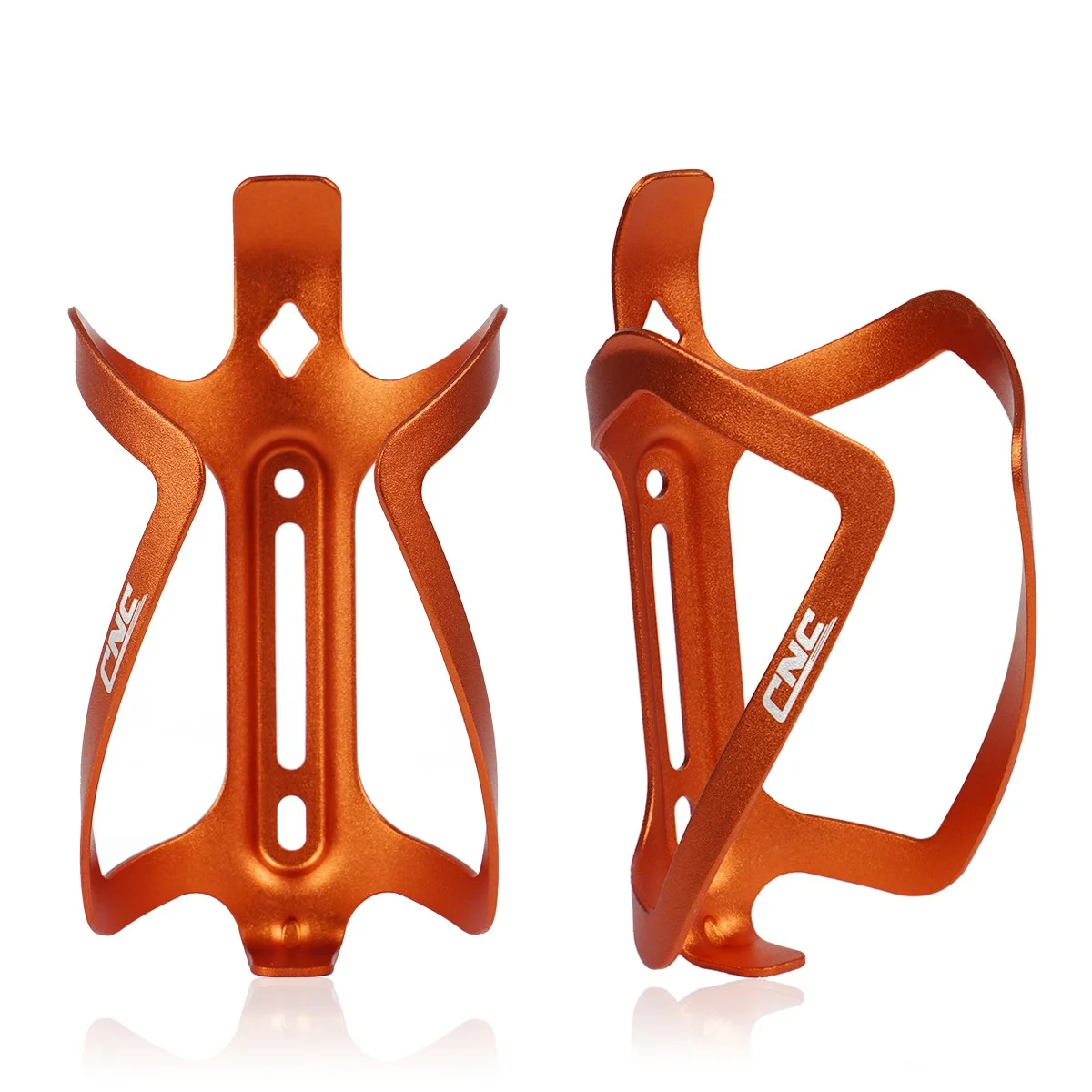 2 Piece Aluminum 6061 Matte Orange Bicycle Bottle Holder bicycle bottle holder