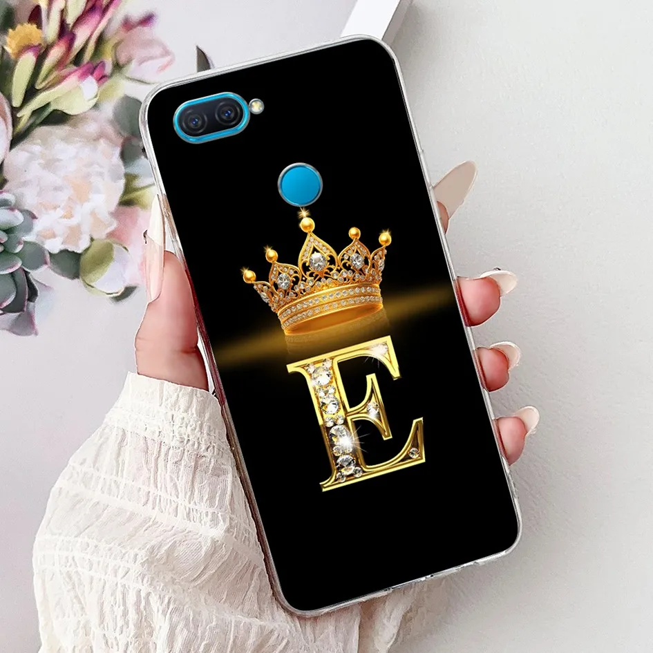 Fashion Letters Crown Soft Silicone Back Protective Phone Case Cover