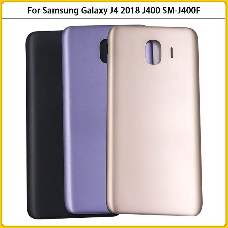 

For Galaxy J4 2018 SM-J400F J400FN J400DS J400 Battery Cover Rear Door J400 Battery Housing Case Replace