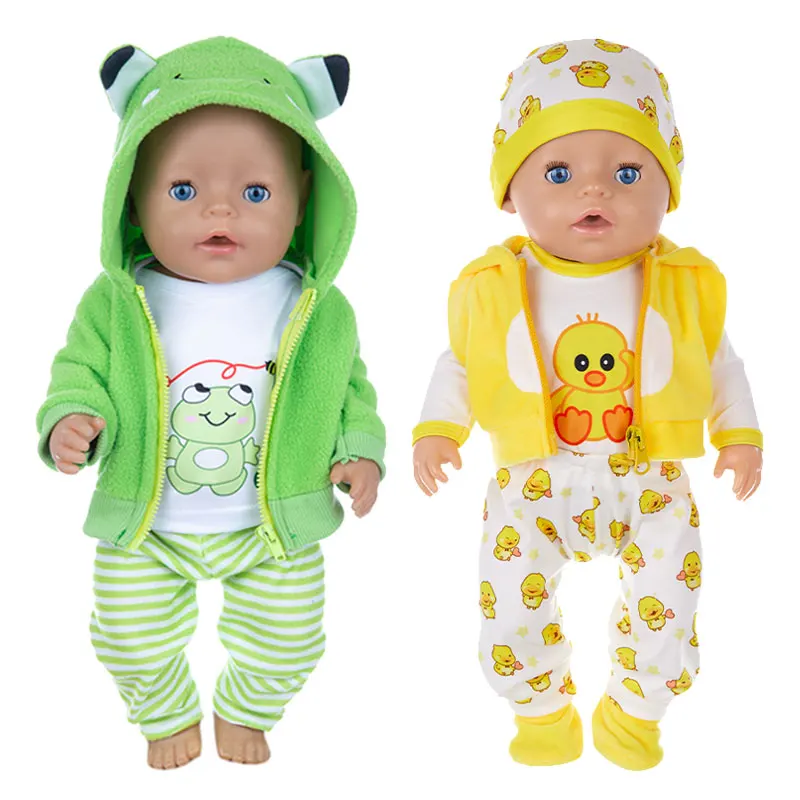 Adorable Frog-Themed Suit for Baby Dolls - 2023 Collection