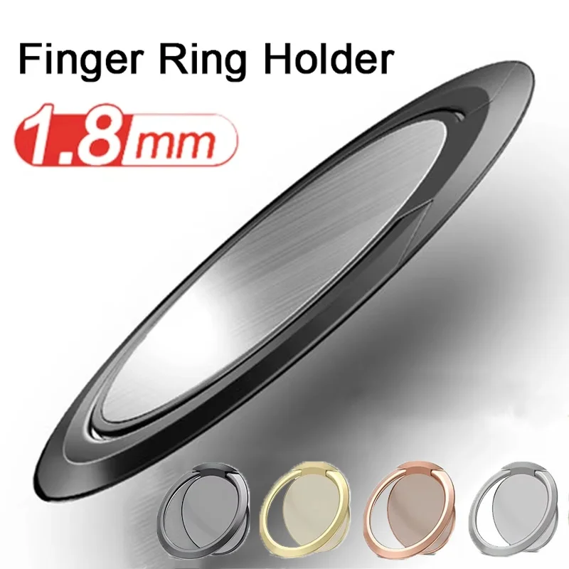 Deluxe 360° Rotatable Magnetic Phone Ring Holder Stand