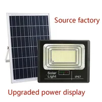 Hot Selling Upgraded LED Solar Light Screen Power Display Home Outdoor Garden Light Floodlight Super Bright Waterproof Lighting 1