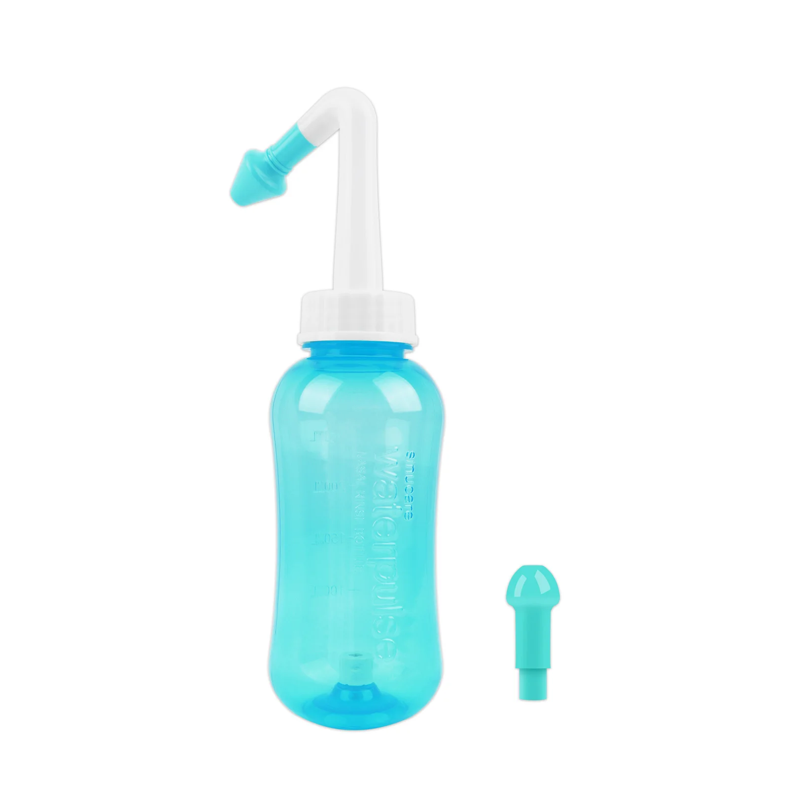 Multi-Size Nasal Rinse Bottle & Cleaner with Nose Protector