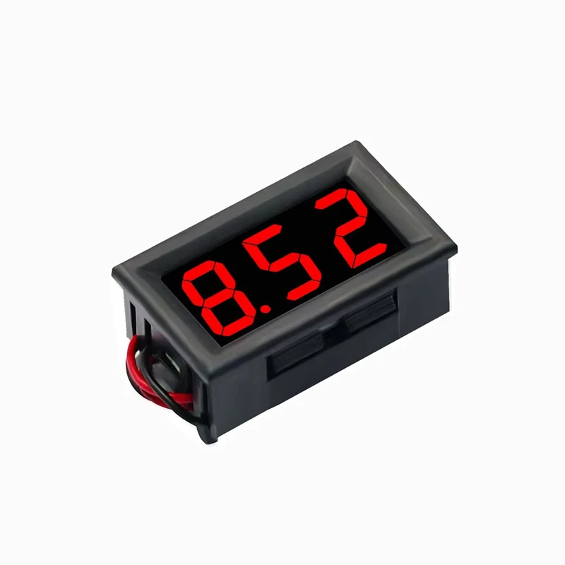 Digital Voltmeter DC 4.5V to 30V Digital Voltmeter Voltage Panel Meter Red 6V 12V Electromobile Motorcycle Car