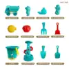 Beach Toys, Outdoor Play 12 Piece Sand Toys Set Kids Sand boxTalgic Toys Includes Water Wheel Beach Tool Kit 4