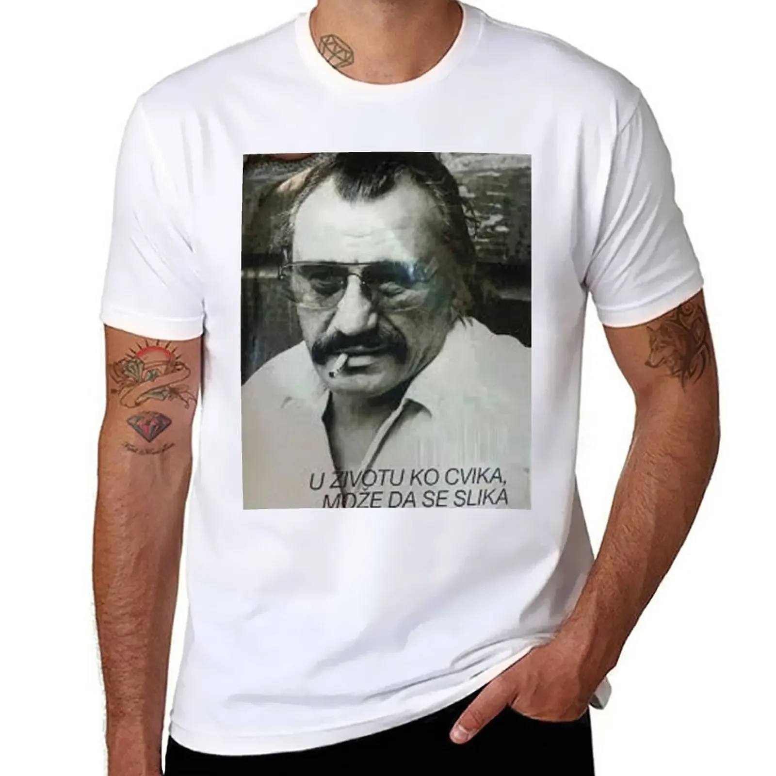 Футболка Zika, Павлович, одежда из аниме, большие размеры, футболки для мужчин