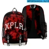 Sam and Colby-XPLR Shatter Red Tie Dye School Bag for Students, Men and Women, XPLR Travel Bag, New 3