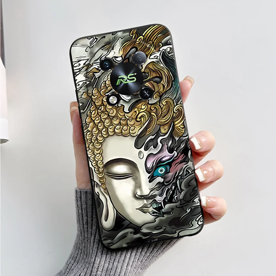 Marble Black Matte Soft TPU Silicone Full Protective Phone Case