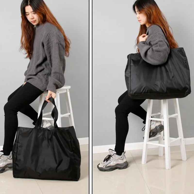 Enhanced Product Title:  
Large Capacity Washable Reusable Grocery Tote with Zipper