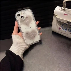 Pearl Love Heart TPU Phone Case with Chain for Honor X6B Plus (1)