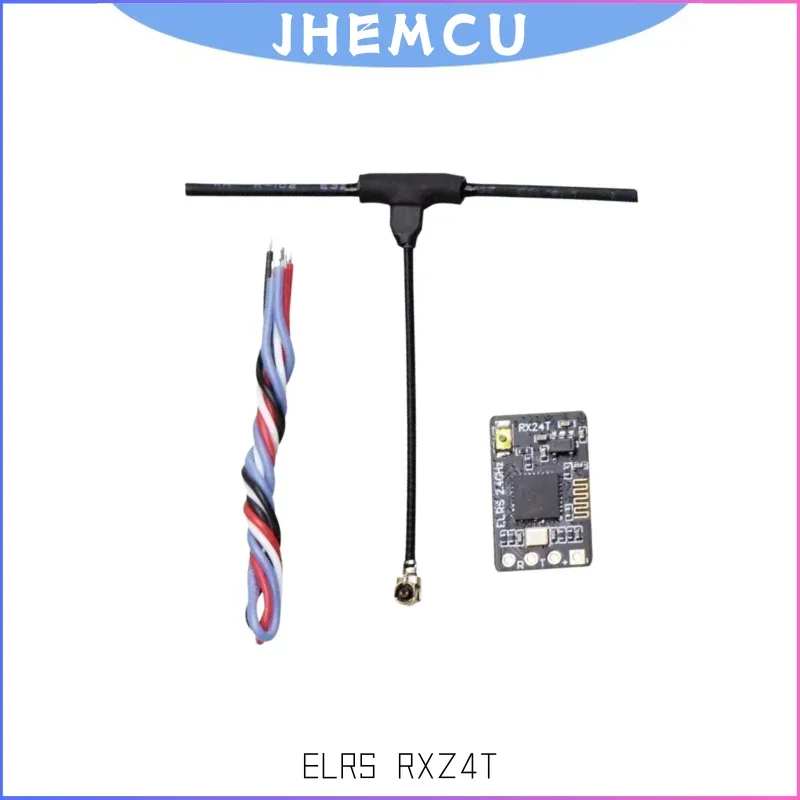 JHEMCU ExpressLRS RX24T 2.4G Nano Récepteur Radio ELRS Longue Portée