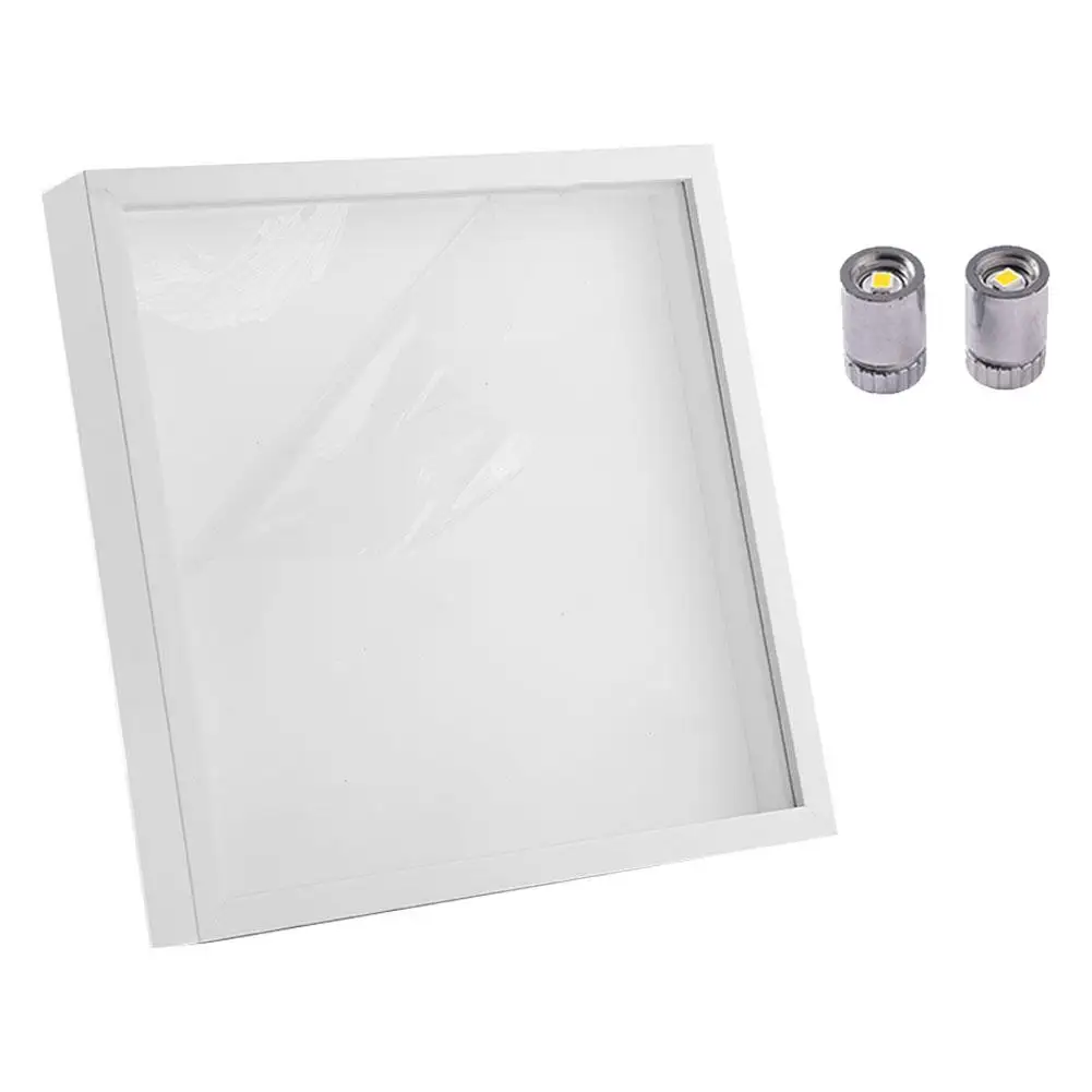 Mini Museum Photo Album: Stylish Memory Display Kit with Miniature Statue and Gold Frame