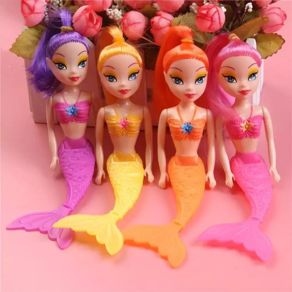 For  16cm Birthday Present Educational Classic Girls  Princess Fairy Doll Swimming Pool Toys Mermaid Doll