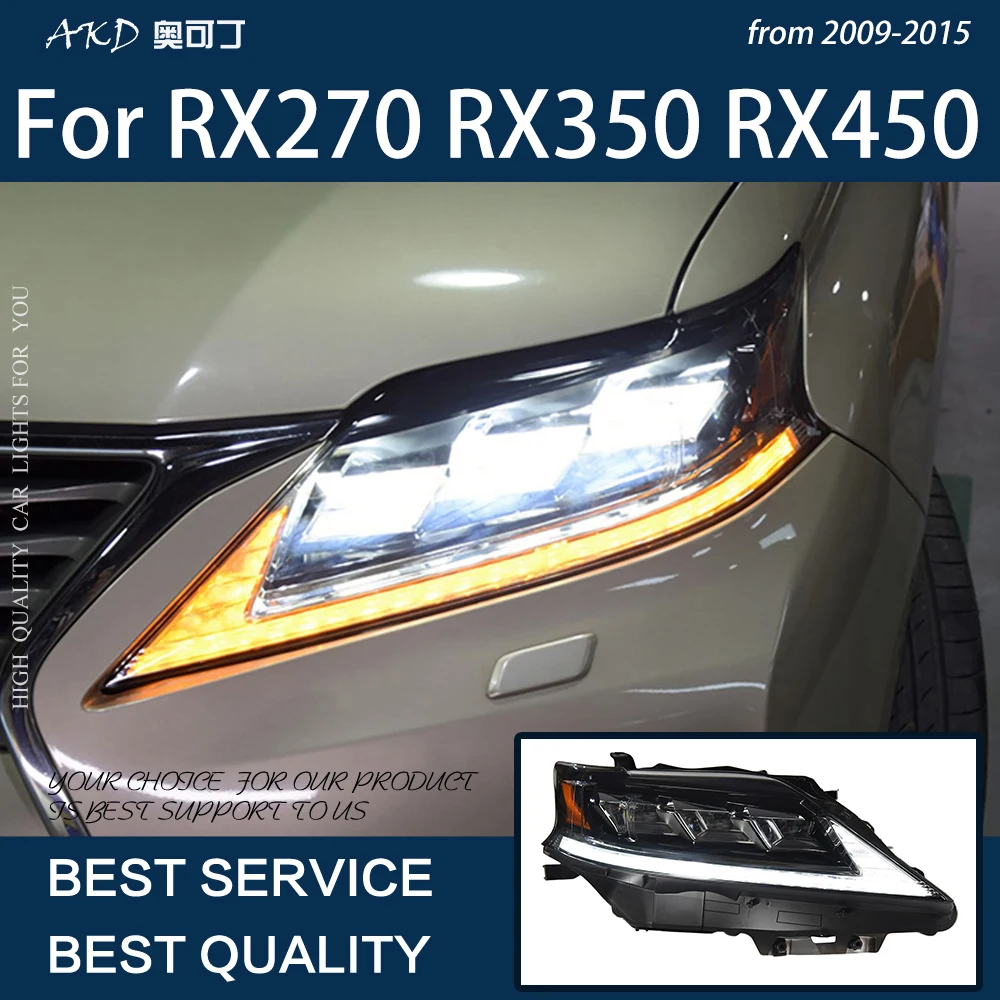 CarLightsForRX270RX350RX45020092015LEDAutoHeadlightUpgrade