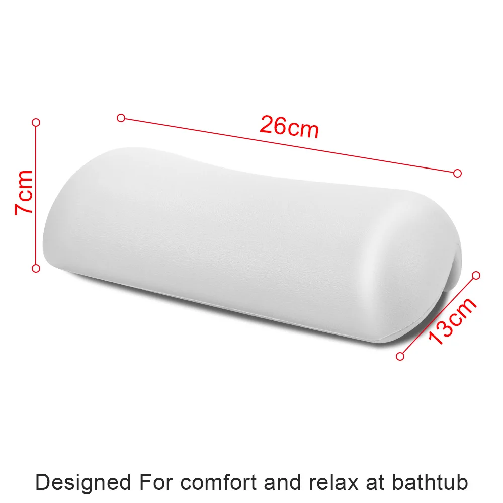 Bath Pillow SPA Suction Cups Easy Clean Bathroom Accessories Bathtub Headrest Non-slip Soft