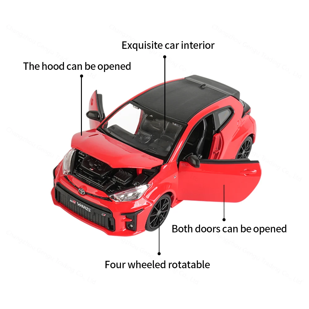 Maisto 1:24 Toyota GR yaris Static Die Cast Vehicles Collectible Model Car Toys 2