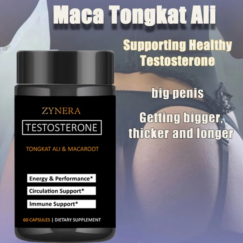 

Black Maca Booster for Men - Maca Supplements for Health, Energy & Endurance, Muscle Mass