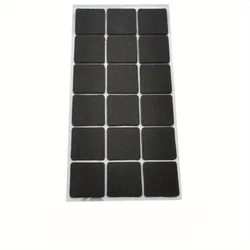 Self - Adhesive Felt Floor Protector Pads - Anti - Slip Cushions for Furniture and Table Legs (Black Square)