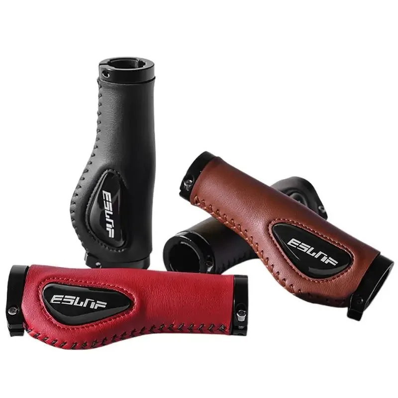 ESLNF Cycling Handlebar MTB Bicycle Grips Bike Double Lock Rubber Grips Anti-skid Shock-absorbing Soft Bike Accessories
