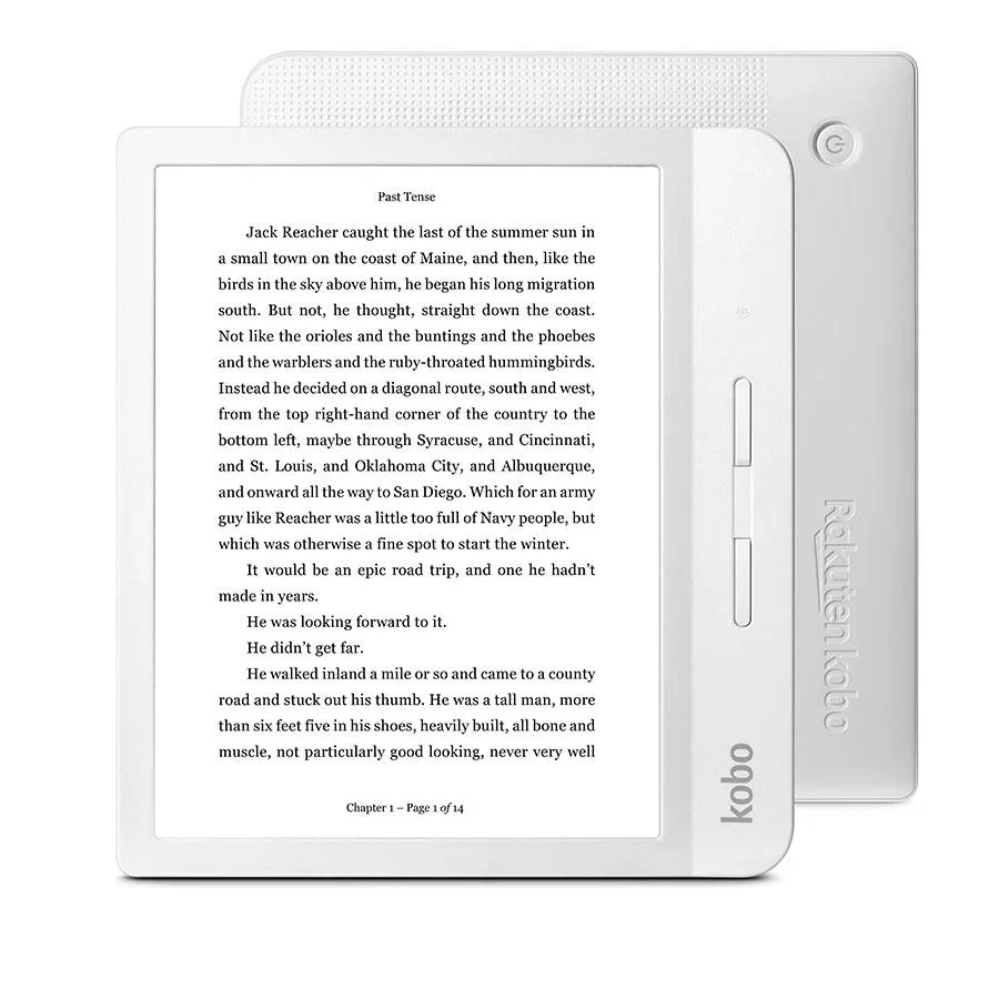 Kobo-Libra H2O E-Reader, Laptop impermeável, 300PPI, N873, IPX8, Carta HD, EInk Screen, ComfortLight Pro Kindle, 7