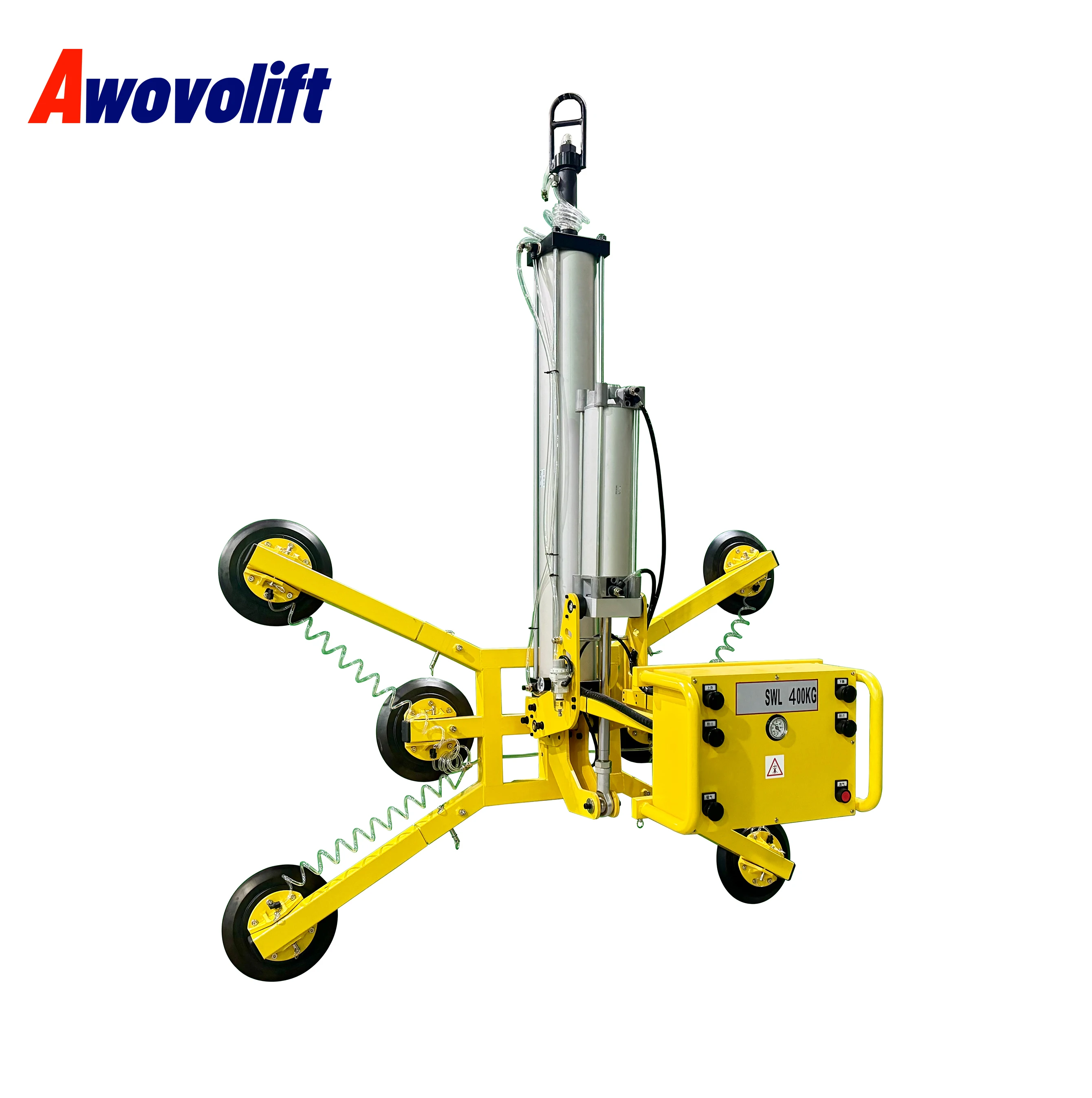 Awovolift Vacuum Lifter Compressed Air Powered Vacuum Generators Provide Auto Tilt And Auto Rotation For Glass Crane Lifting