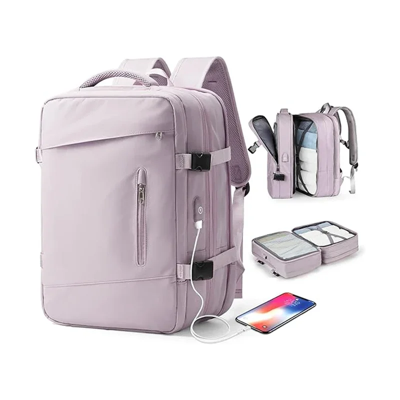 Large Travel Backpack for Women Men Laptop Backpack with Shoe