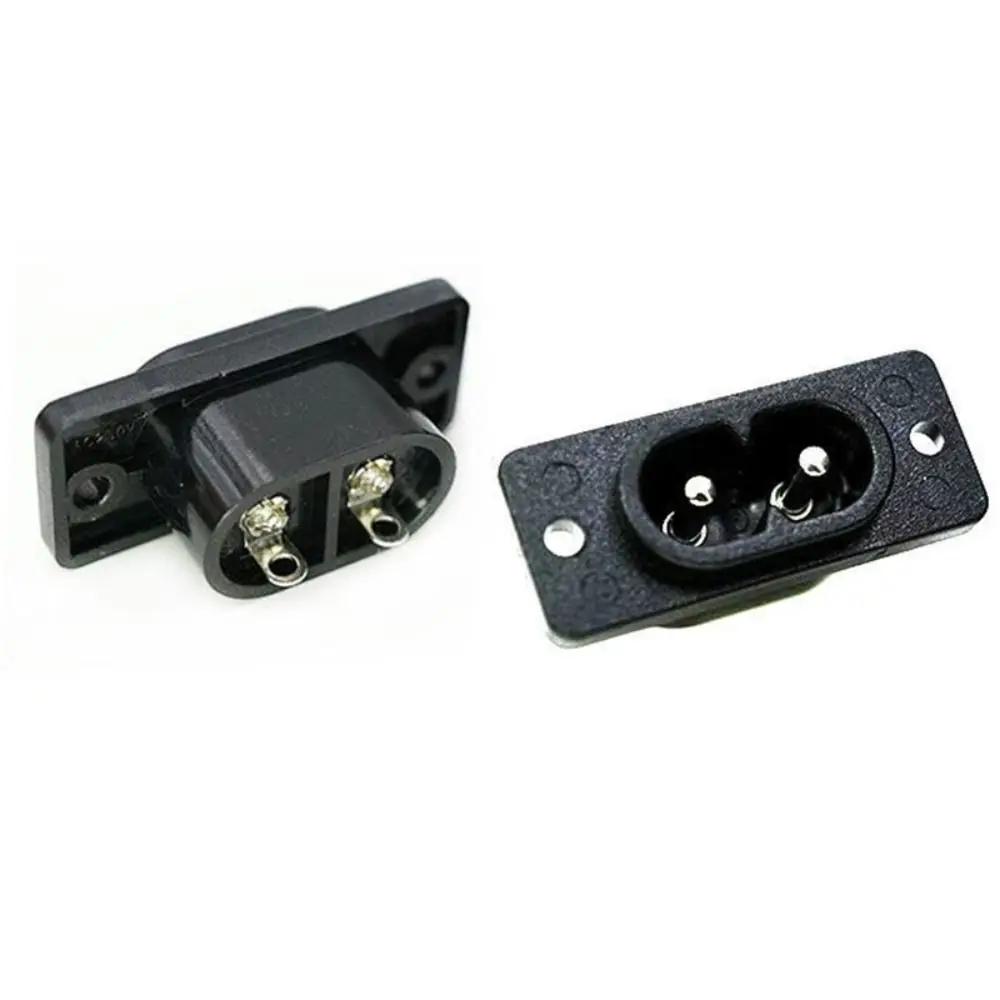 Charging Cable 8-shaped AC 2.5A 250V Detachable Power Cord C8 Male Power Socket Female Plug Outlet Embedded Electric Connector Accessory