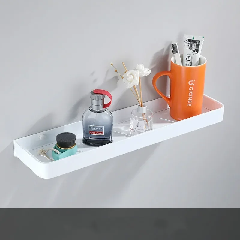 Bathroom Shelf Wall Shelves Shelf Aluminum Black Bathroom Corner Wall Mounted Black Aluminum Kitchen Storage Holder