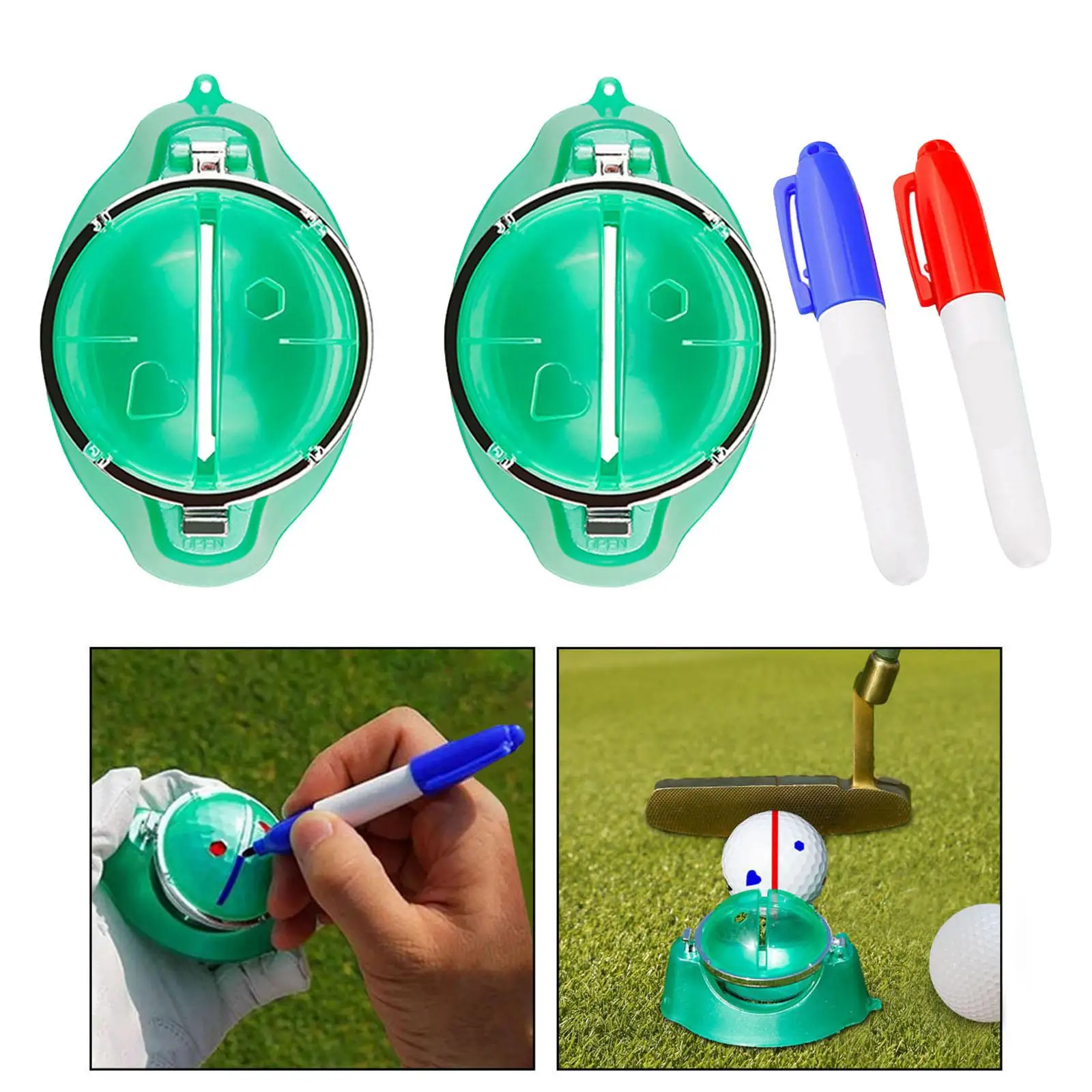 Golf Ball Liner Durable Golf Accessories Outdoor Golf Ball Line Drawing Tool