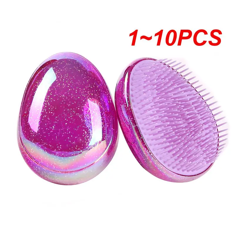 

1-10 шт., мини-щётка для волос, в форме яйца