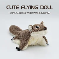 Remote Control Squirrel Bat Toy Cute Remote Control Plush Simulation Animal Funny Toy Children's Toys Birthday Gifts 1
