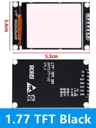 High - Resolution TFT Color Screen LCD Display Module with SPI Interface (1.77 TFT black board)