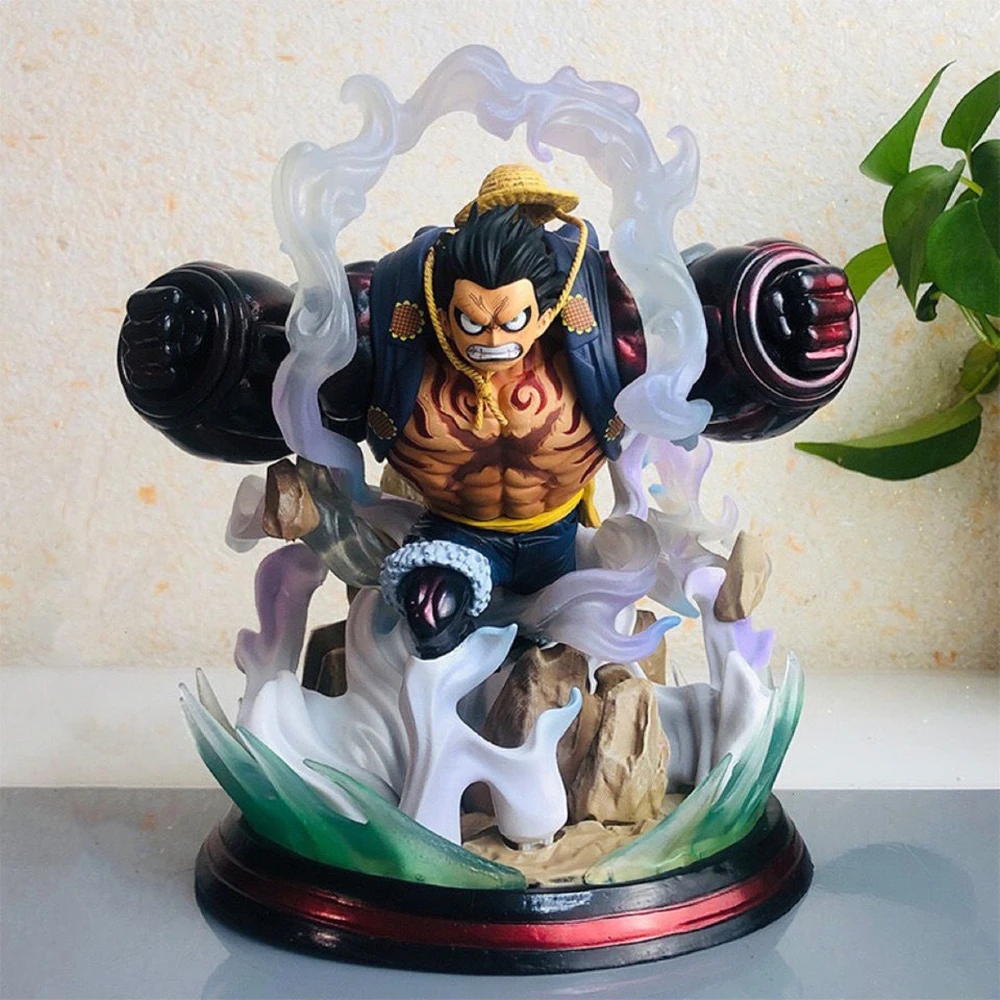 

22cm One Piece Monkey D Luffy Gear Fouth PVC Action Figures Toy Anime Roronoa Zoro King Kong Figurine Statue