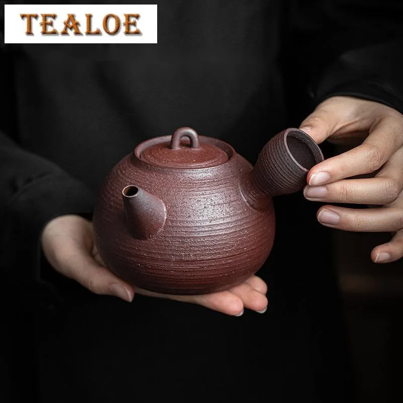 450ml Handmade Stoneware Teapot Heater Tea Stove Kettle Stand Warmer Candle Heating Furnace Chinese Kung Fu Tea Set Accessories