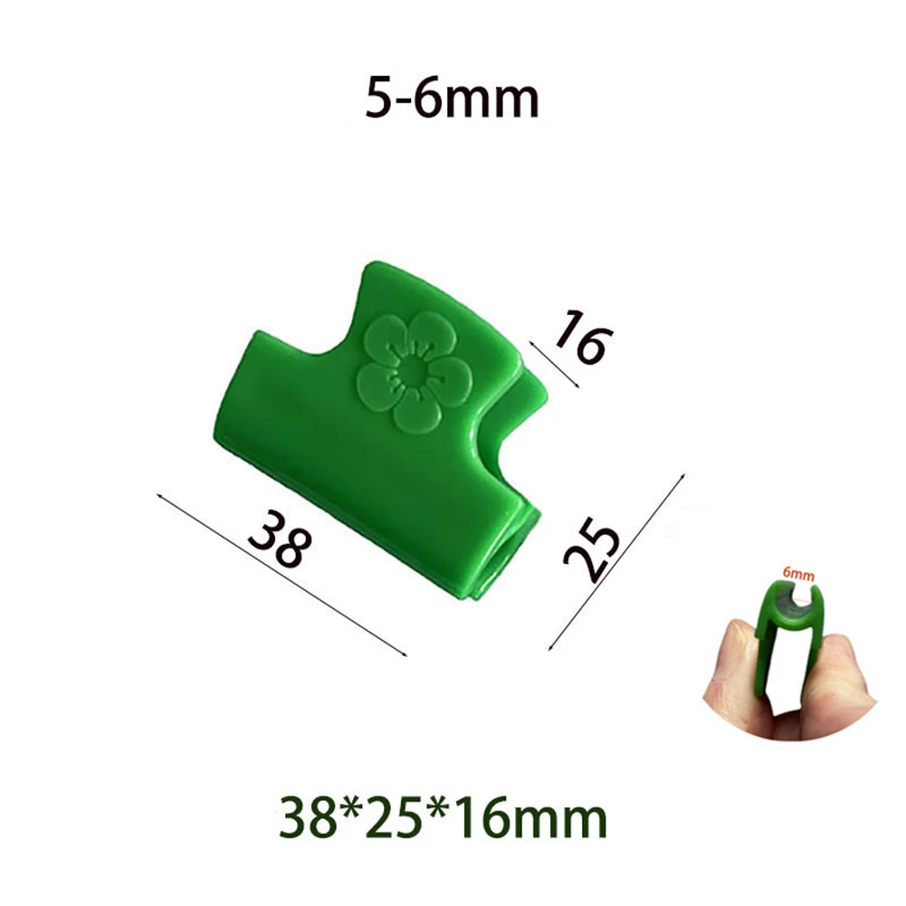 Odolný vysoký kvalita praktický skleník svorka dýmka klipů nářadí 6mm sad síťovina obruč rostlina stakes příslušenství