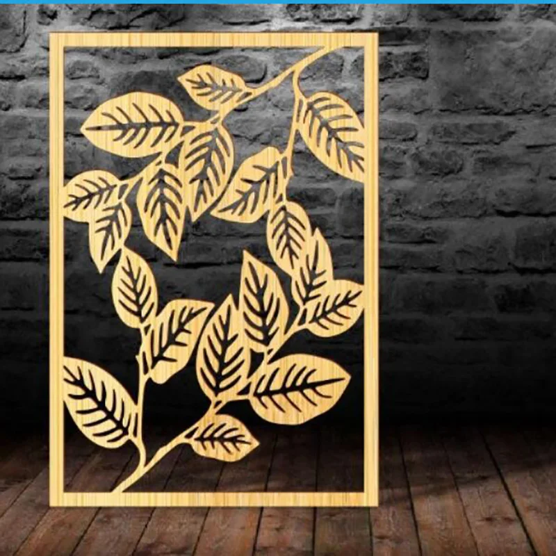 50 Flower Leaf Plant Wall Art Decoration Design Drawings for CNC Laser Cutting DXF CDR format 2D Vector CorelDraw AutoCAD Files
