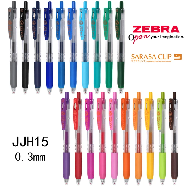 Zebra Sarasa Clip Gel Pen 0.3 mm – Ink & Lead